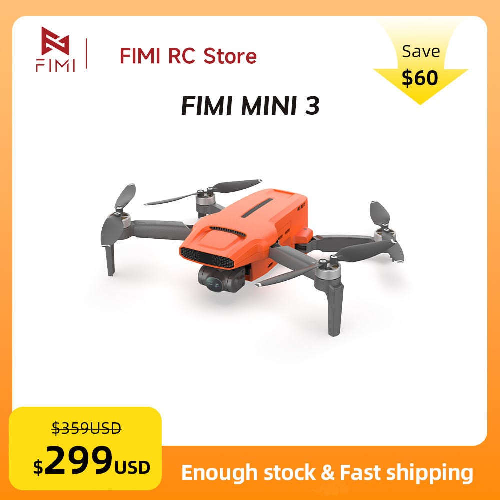 Drone Gimbal 3 Axis - FIMI MINI 3 Camera Drone 4K