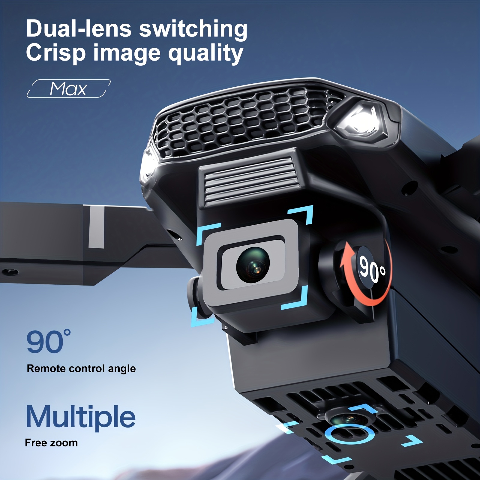 De verbeterde E88PRO MAX opvou - Drone Gimbal Brushless recensie en prijs